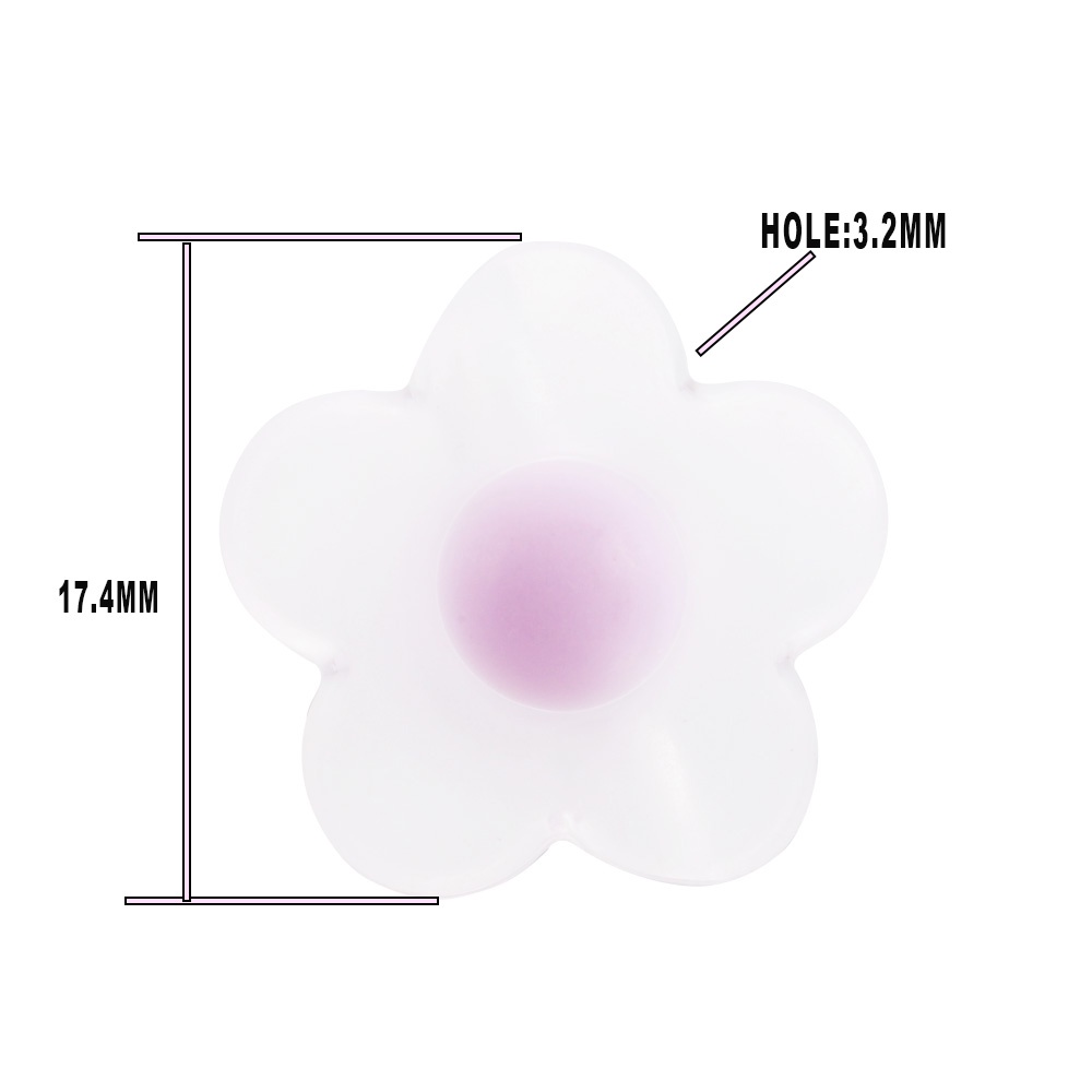 Set 20 Hạt Xâu Chuỗi Làm Trang Sức 17.4mm * 3.2mm