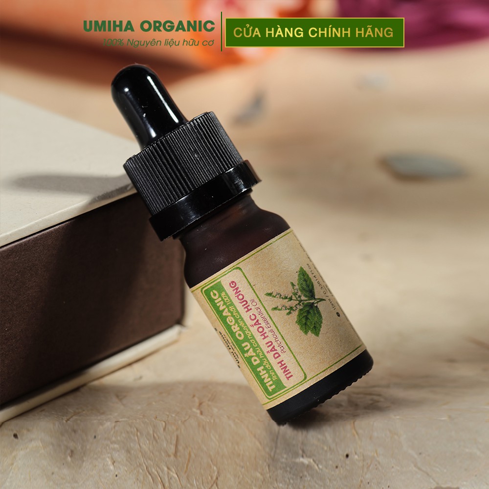 Tinh dầu Hoắc Hương hữu cơ UMIHA nguyên chất | Patchouli Essential Oil 100% Organic 10ml