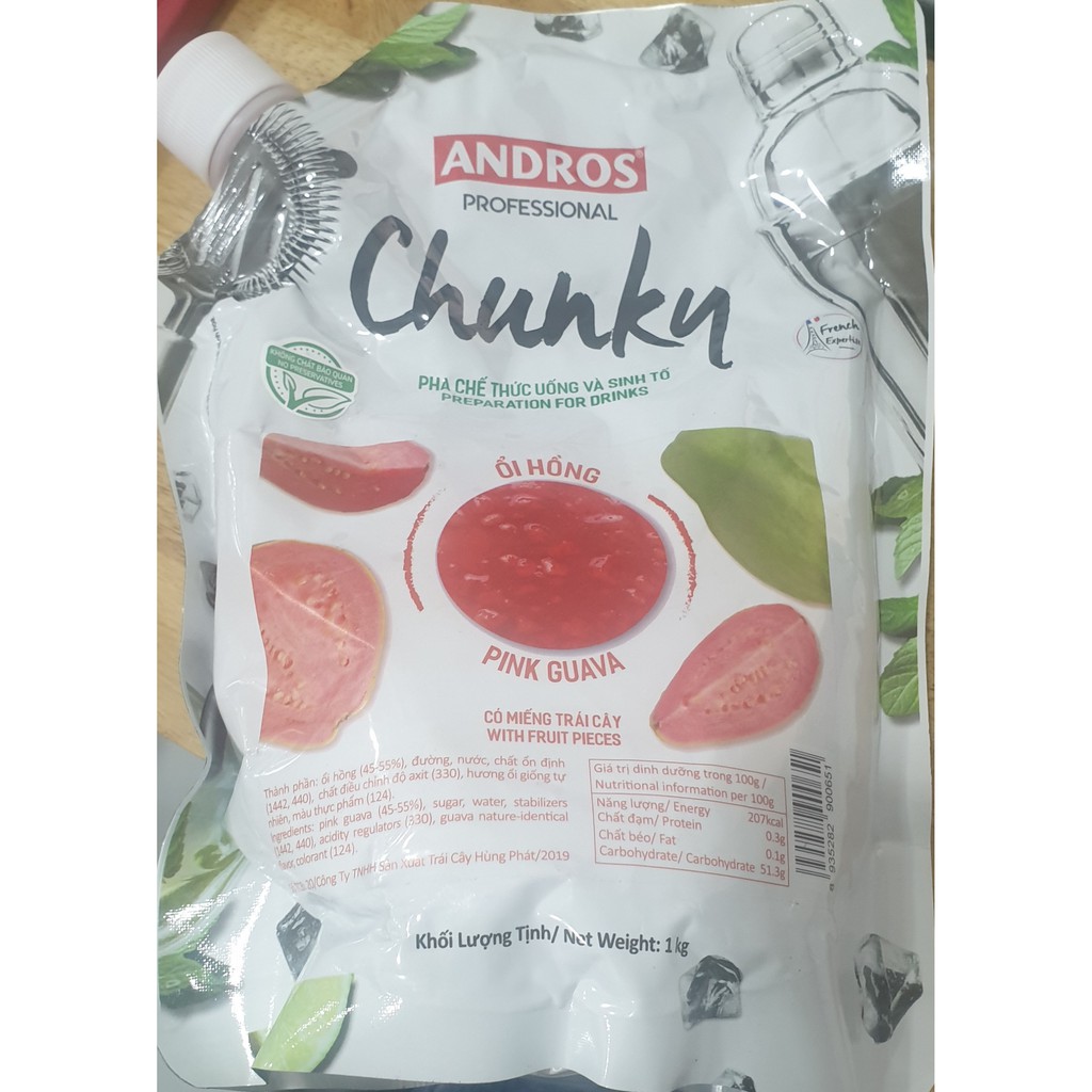 Mứt Chunky ổi hồng 1KG