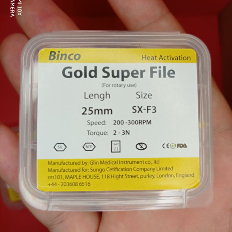 File máy nội nha Gold Super File _ Binco