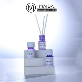Tinh dầu nước hoa thơm phòng MAIBA tặng kèm que khuếch tán (Mẫu dùng thử 5ml)