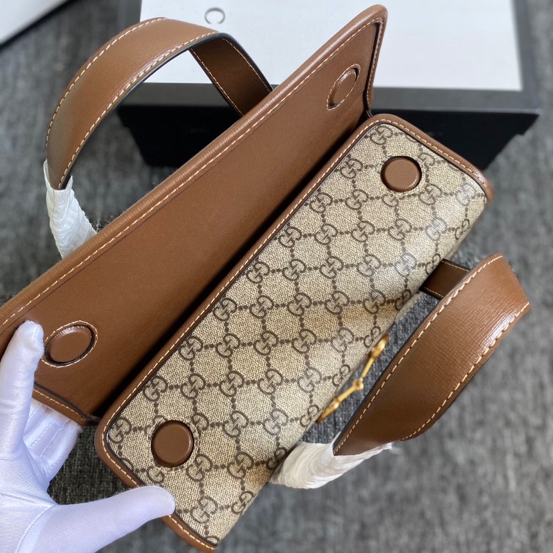 Túi xách nữ thương hiệu Gucci GC cao cấp da thật dáng hộp chữ nhật