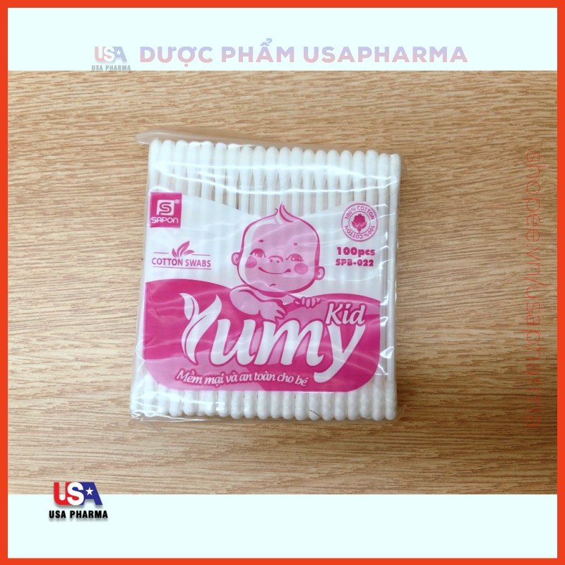 Tăm bông Yumy người lớn (Gói 100 que)