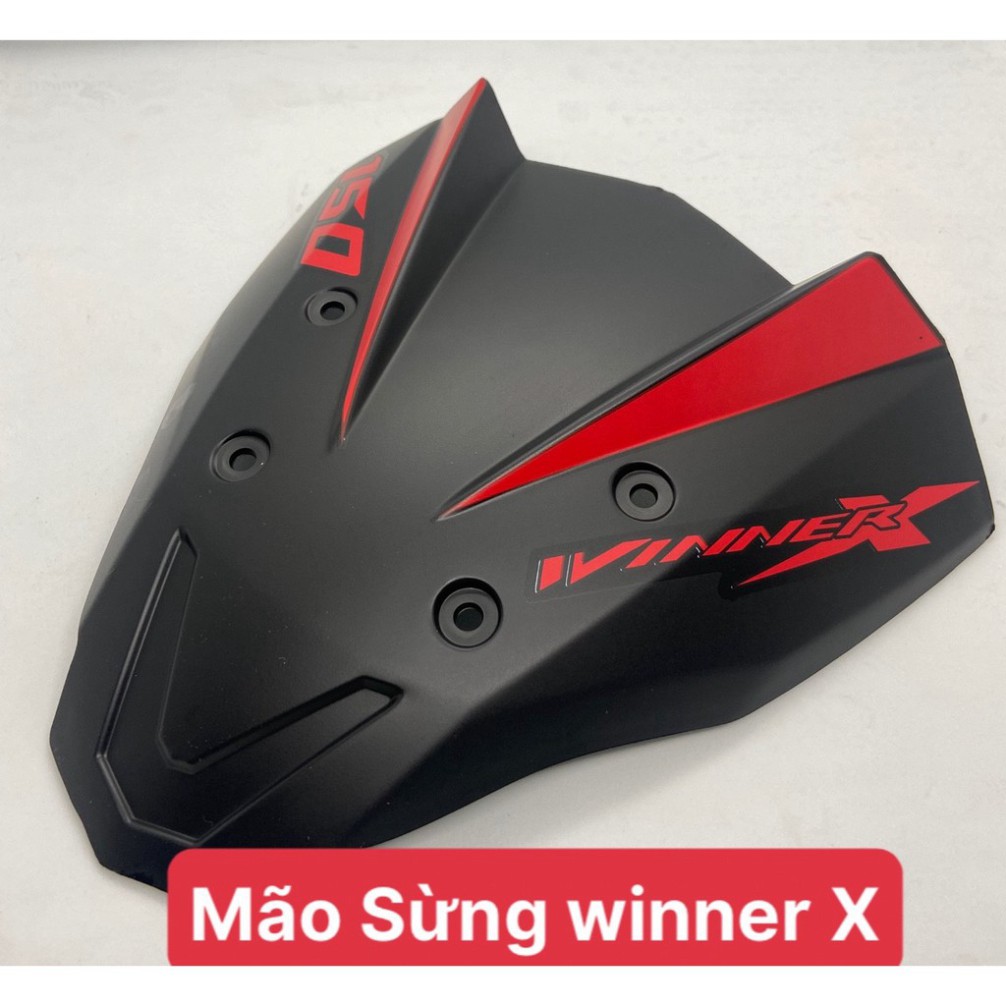 Mão Winner X Kiểu Sừng Gắn Zin Trên Xe