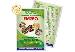 2 GÓI CHẾ PHẨM VI SINH EMZEO - GÓI 200GR - KHỬ MÙI HÔI, Ủ RÁC THẢI HỮU CƠ