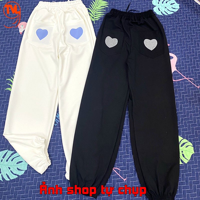 Quần jogger nữ túi tym TVL1999 quần ống rộng kiểu dáng thể thao bo gấu chất liệu vải nỉ thun da cá cao cấp hàng loại 1 | BigBuy360 - bigbuy360.vn