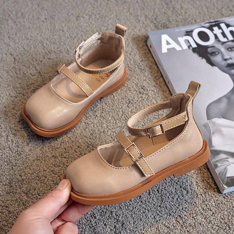 [ ORDER ] Giày da dáng vintage hàn quốc cho bé gái