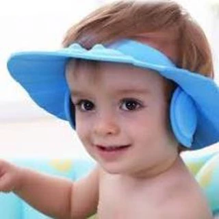 MŨ GỘI ĐẦU CHẮN NƯỚC CÓ VÀNH CHE TAI CHO BÉ [Siêu khuyến mại]