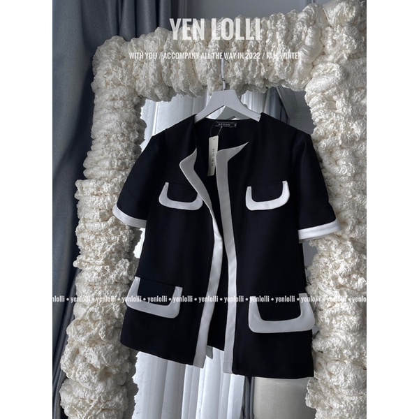 SET ÁO BLAZER NGẮN TAY KÈM QUẦN SIÊU HOT HÀNG THIẾT KẾ | BigBuy360 - bigbuy360.vn