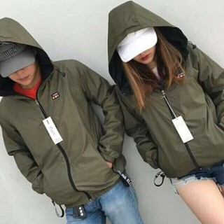 Áo gió 2 lớp nữ vải dù - ảnh thật