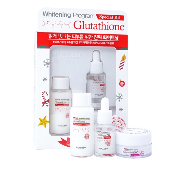 SET DƯỠNG TRẮNG DA 7DAY WHITENING PROGRAM GLUTATHIONE 700