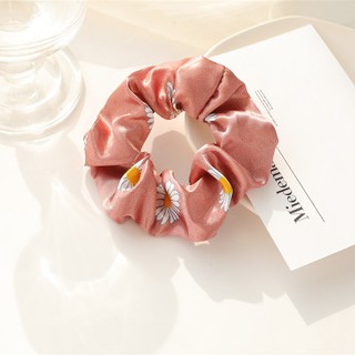Dây Cột Tóc Vải Hoa Cúc Scrunchie (Scrunchies)
