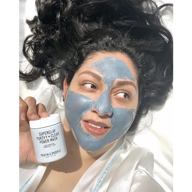 Mặt nạ đất sét Youth To The People Superclay Purify + Clear Power Mask with Niacinamide 15ML