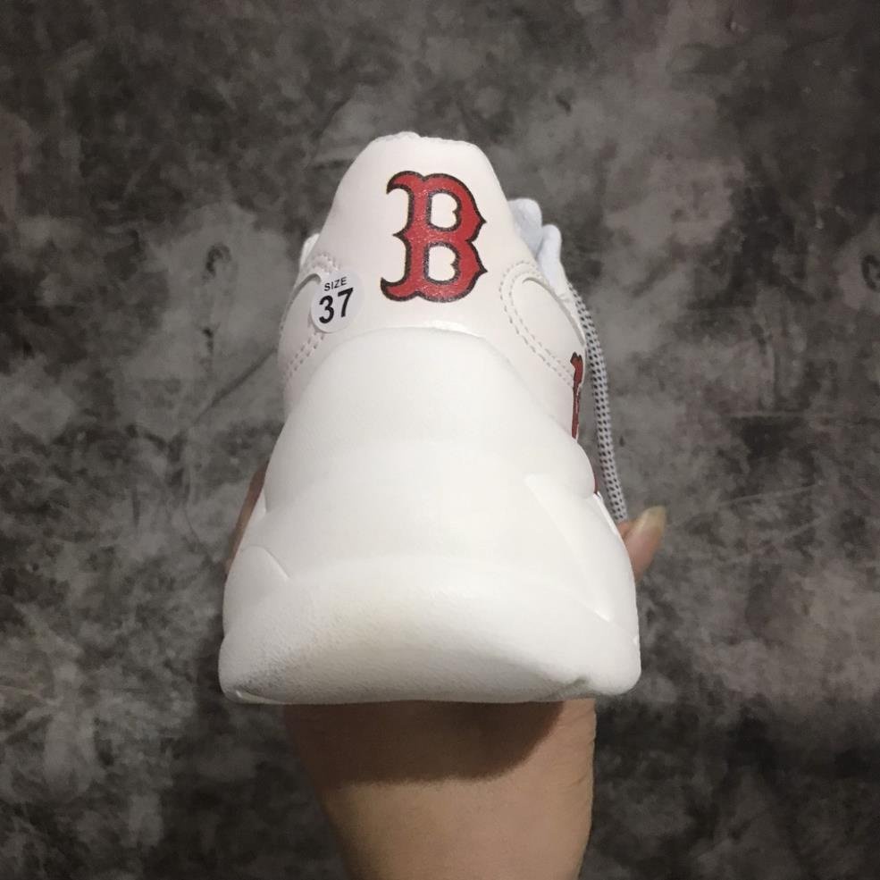 Giày MLB Boston, Giày Boston  Da Bò Cao Cấp Đế Cao Tăng Chiều Cao 4cm