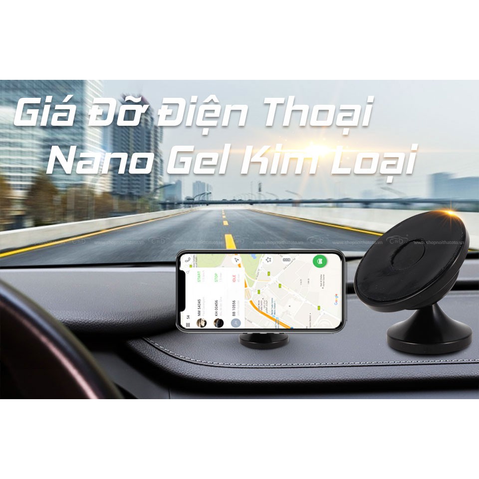 [Mã BMBAU50 giảm 10% đơn 99k] Giá Đỡ Điện Thoại Nano Gel Kim Loại CIND T001 Màu Đen Nhập Khẩu Chính Hãng