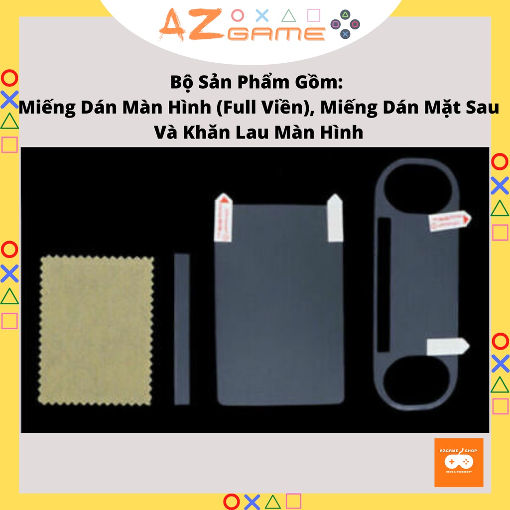 Dán thường màn hình và mặt sau Ps Vita 2000 cao cấp Hori