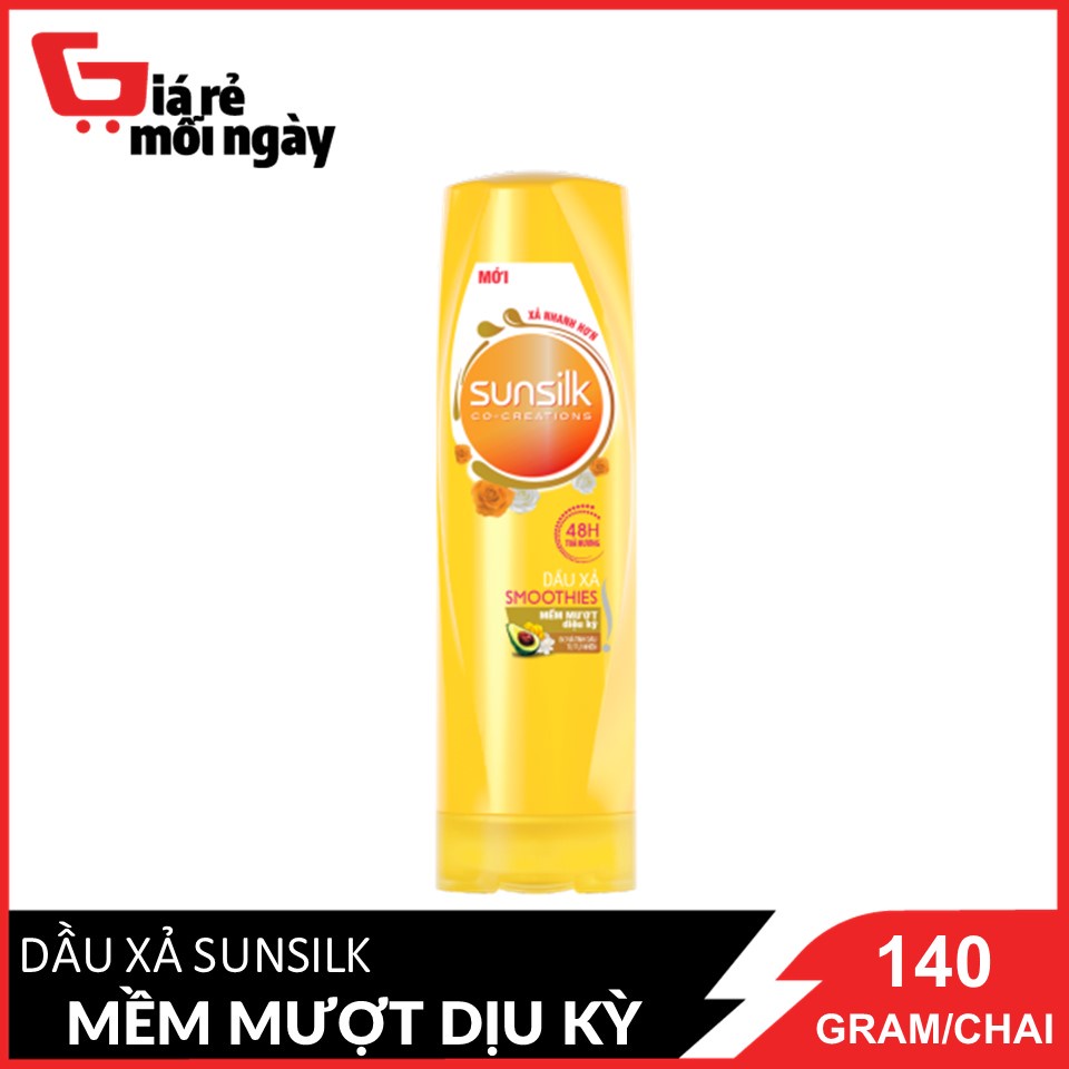 Dầu xả Sunsilk Mềm mượt diệu kỳ (Vàng) 140g