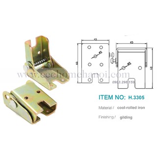 Bản lề gập chân bàn tự khóa (Có ảnh thật)