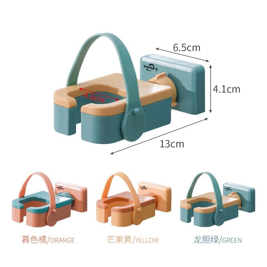 Giá đỡ máy sấy tóc có thể xoay không cần đóng đinh cho nhà tắm