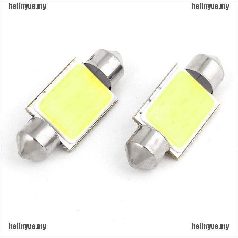 Đèn Led 12 Bóng Dc 12v 36mm Ánh Sáng Trắng Cho Xe Hơi