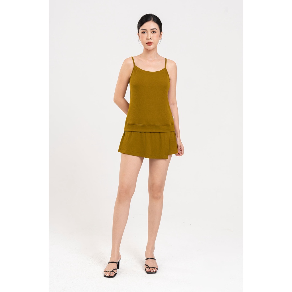 Bộ Áo Cotton 2 Dây Quần Đùi : L66C22H002