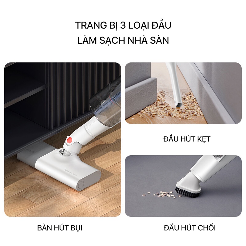 Máy hút bụi Deerma DX888 - máy hút bụi cầm tay có dây, thiết kế 3 trong 1