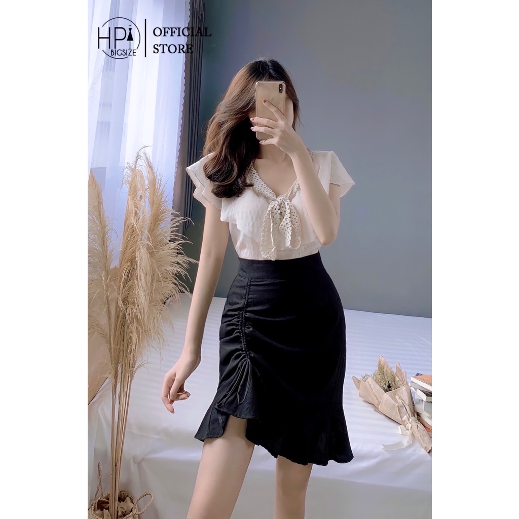 Chân Váy Công Sở Hàng Thiết Kế Dây Rút Đuôi Cá Cho Nữ HP TT-HOT,msf 166