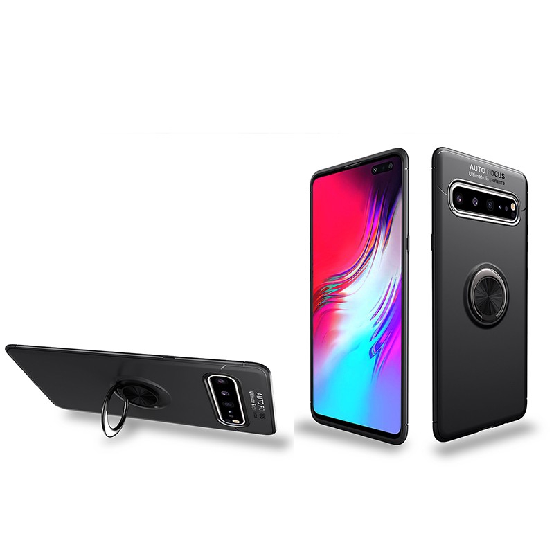 Ốp điện thoại siêu mỏng màu trơn có giá đỡ nam châm kim loại cho Samsung Galaxy S10 5G | BigBuy360 - bigbuy360.vn