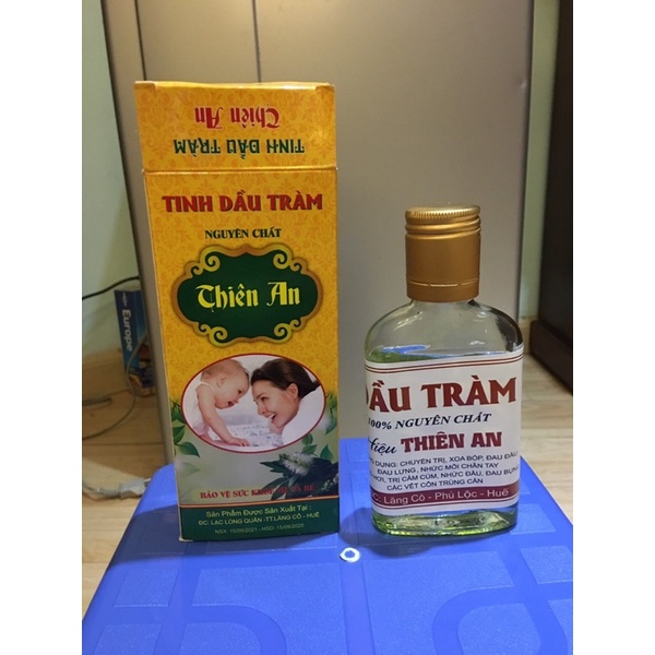 Tinh dầu tràm Huế [Chính hãng An Đông Huế]-THIÊN AN  chai 100ml