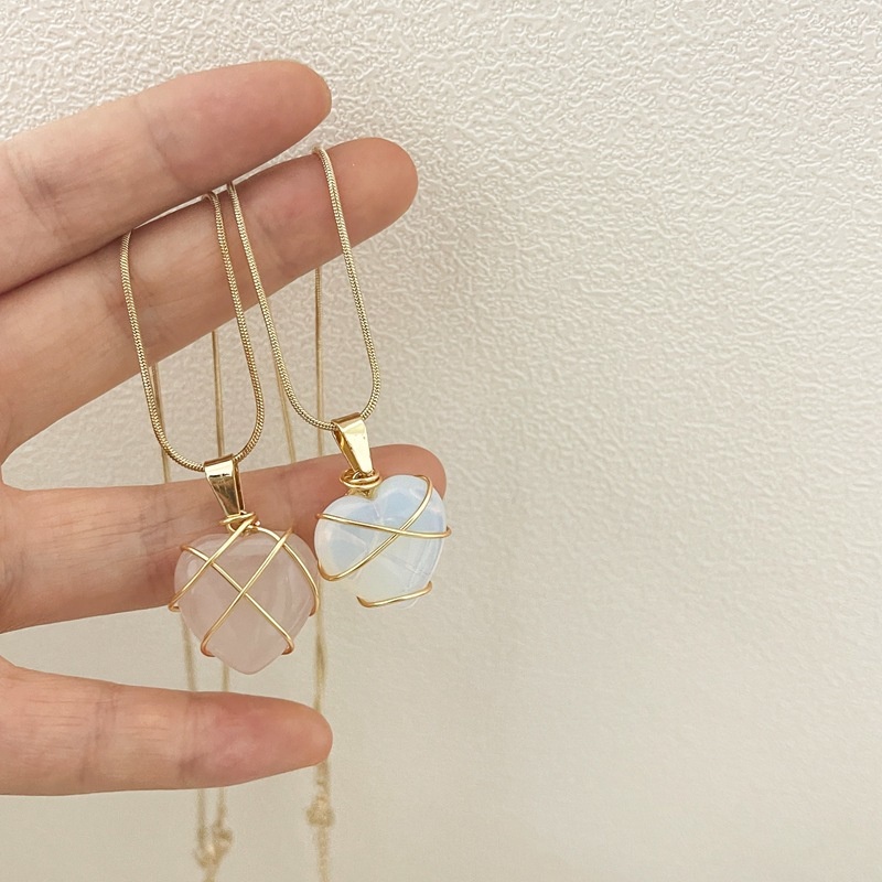 Vòng cổ Hình Trái Tim Phong Cách Harajuku Thanh Lịch Sang Trọng