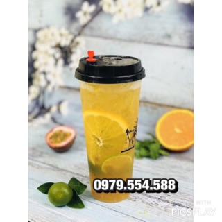 Combo 100 cốc, ly nhựa nắp nút tim dày