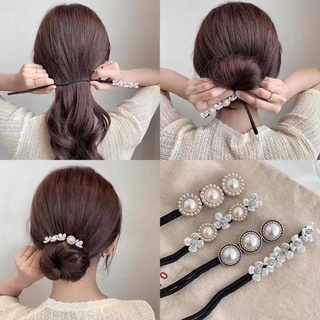 [Giá sỉ] Kẹp Búi Tóc Uốn Dẻo Đính Đá Phong Cách Hàn