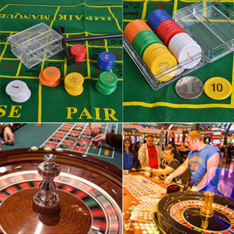 Bộ Trò Chơi SUN Casino Roulette 10 Inch Kèm Khăn Trải Bàn