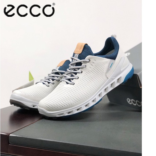 Giày Chơi Gôn Ecco Màu Trắng Xanh Dương Cho Nam102104 7b7s
