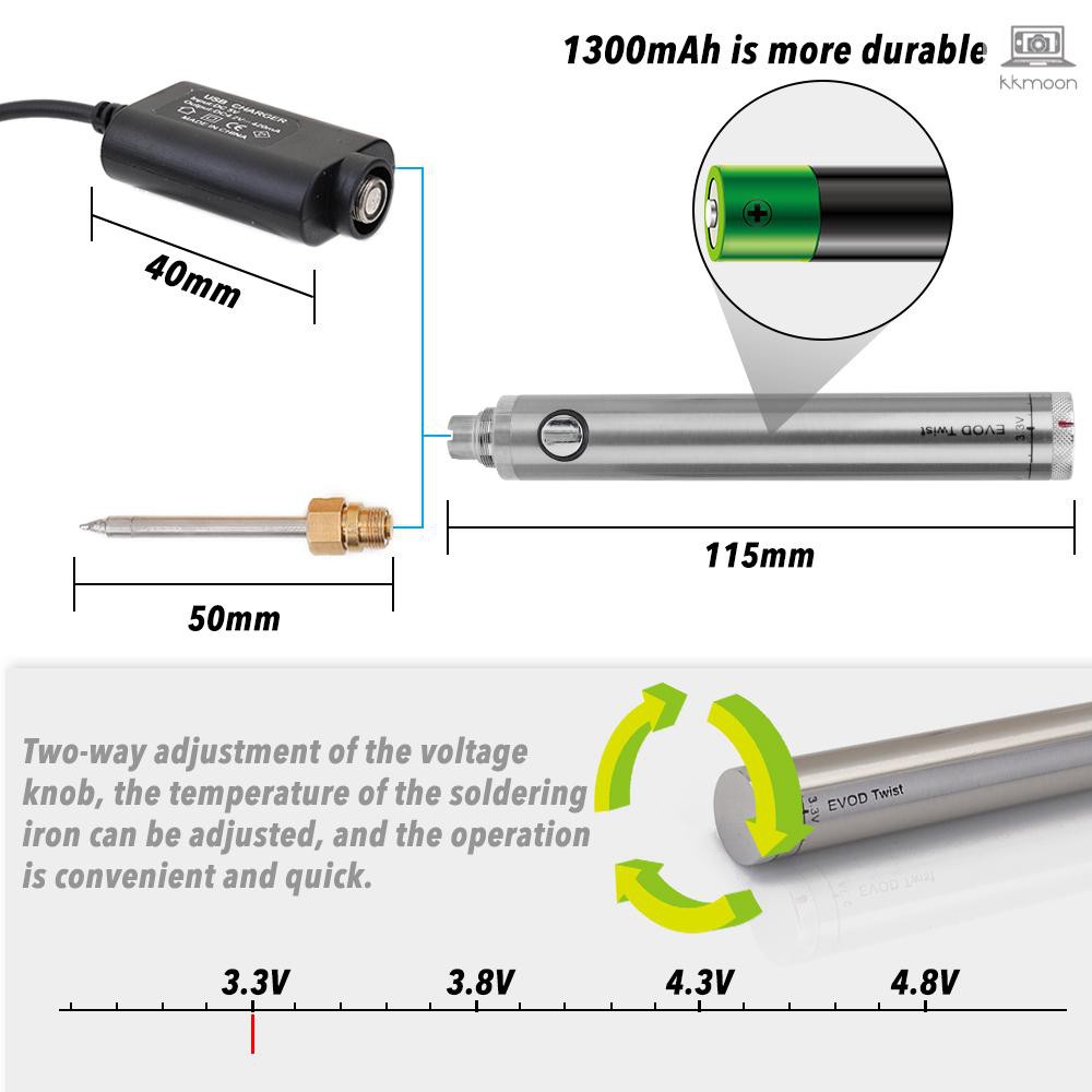 Bộ Mỏ Hàn Mini Cầm Tay Tiện Dụng Kèm Phụ Kiện