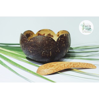 Chén Gáo Dừa Hoa Văn ECO CRAFT