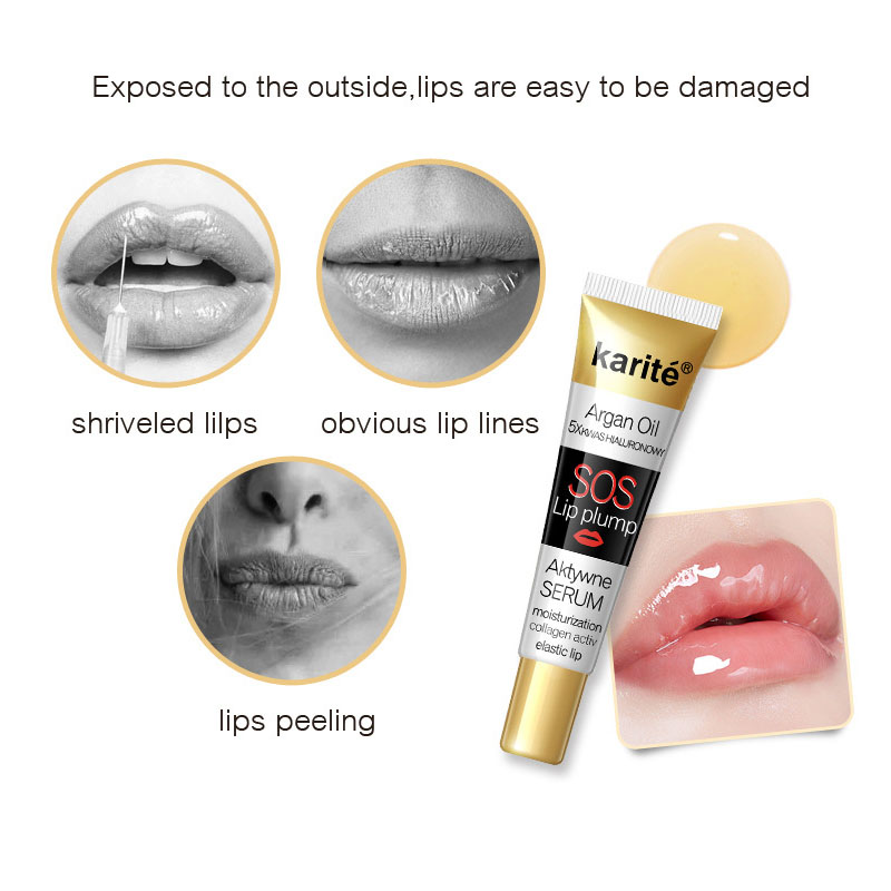 [Hàng mới về] Son bóng Kiss Beauty dưỡng ẩm xóa nếp nhăn môi tiện lợi