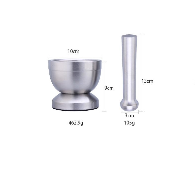Bộ chày cối inox SUS 304 cao cấp chống nấm mốc độc hại, bảo hành trọn đời