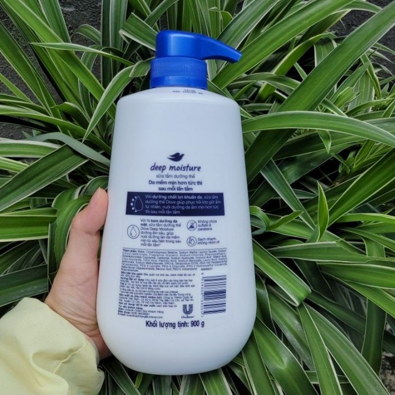 Sữa tắm dưỡng thể Dove dưỡng ẩm chuyên sâu 900g