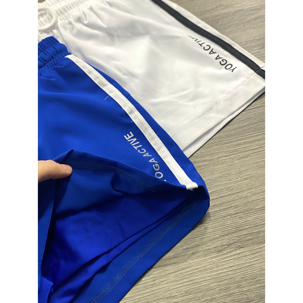 QUẦN SHORT NỮ 2 LỚP THỂ THAO GYM-YOGA_CHẤT LIỆU DÙ MỀM LÓT THUN ÔM TRONG _HÀNG VN