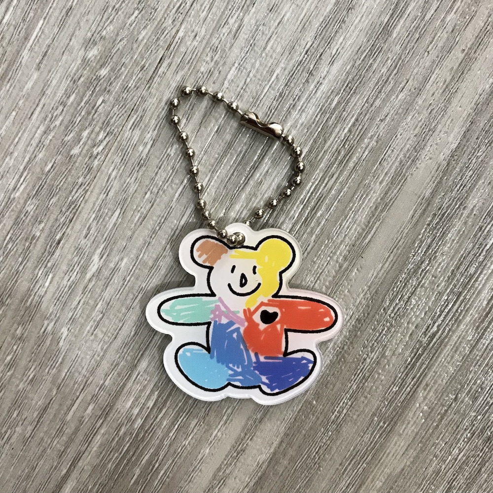 Móc Khoá Nhựa Treo Balo Giá Rẻ 7 Kiểu Dễ Thương