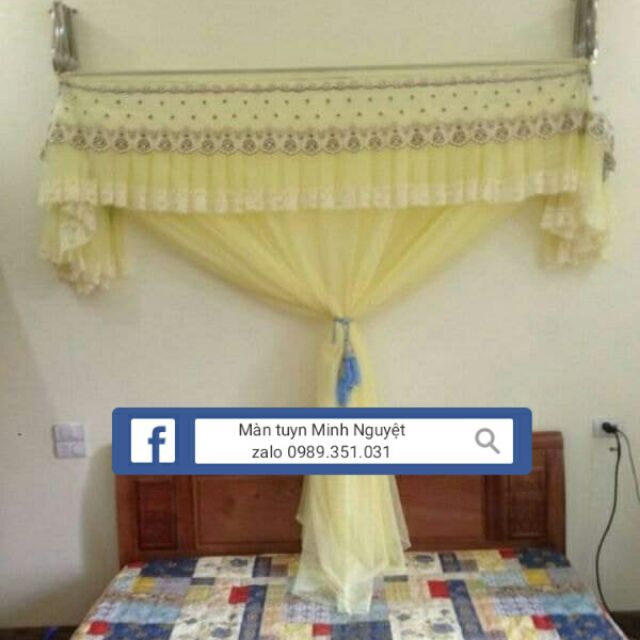Màn khung xếp gọn hiện đại 1M6x2m