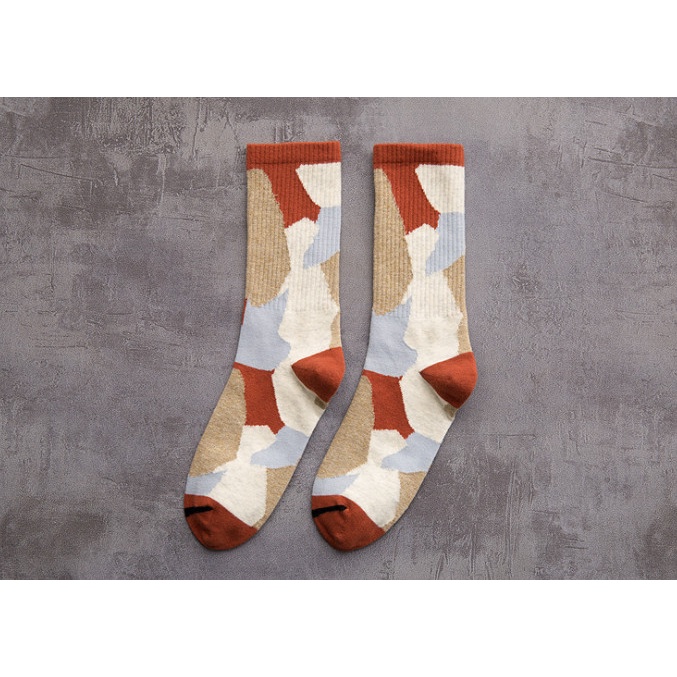 Vớ cổ cao Unisex phong cách ngụy trang, thể thao, đường phố, năng động.