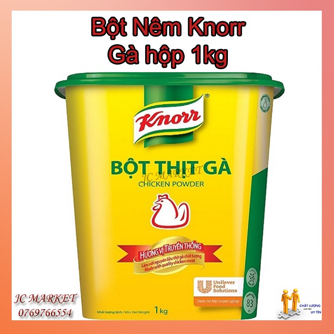 Bột Nêm Knorr Gà hộp 1kg