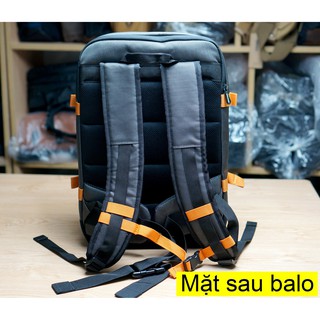 Balo đeo vai dùng đựng máy ảnh DSLR, chất liệu mặt ngoài bằng vải dệt polyester roady full photo.