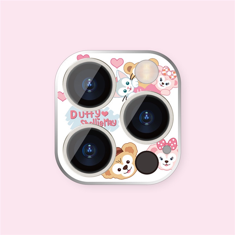 Ốp Điện Thoại Kính Cường Lực In Hình Anime Kuromi Snoopys Đáng Yêu Bảo Vệ Camera Chống Rơi Vỡ Cho iPhone