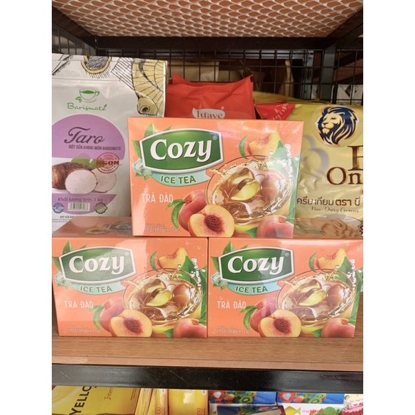 Trà Đào Hoà Tan Cozy Ice Tea-270g (18 gói)