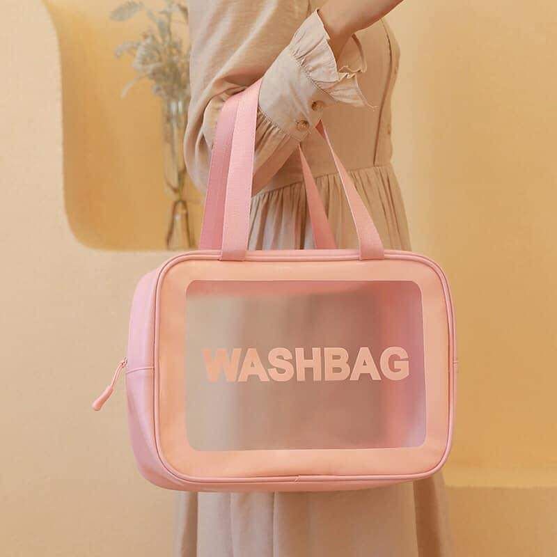 SET 3 TÚI WASHBAG  ĐỰNG MỸ PHẨM CÓ QUAI XÁCH TIỆN LỢI