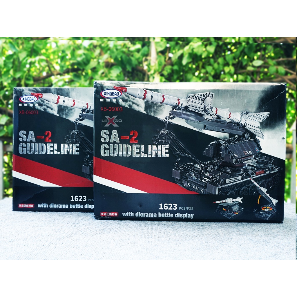 Xe Bánh Xích Tên Nửa SA-2, Đồ chơi Lắp ráp Xe Tăng Xingbao XB06003 - Xếp hình thông minh - Mô hình trí tuệ