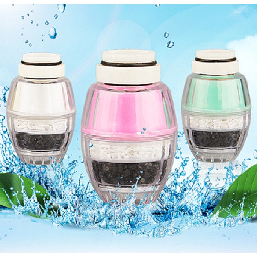 Đầu Lọc Nước Tại Vòi 5 Tầng Than Hoạt Tính - Thiết Bị Lọc Nước Trực Tiếp Tại Vòi Lọc Cận Bả Phèn Tiện Ích